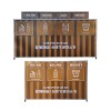 105-10. 디자인분리수거대(타공망) 80L