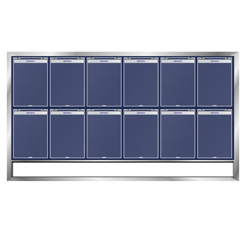 65-9. 알미늄게시판 12구