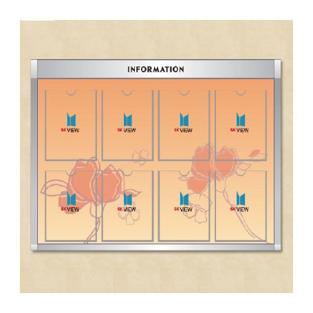 67-6. 로고게시판(스텐) 8구