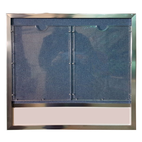 65-2. 알미늄게시판 2구