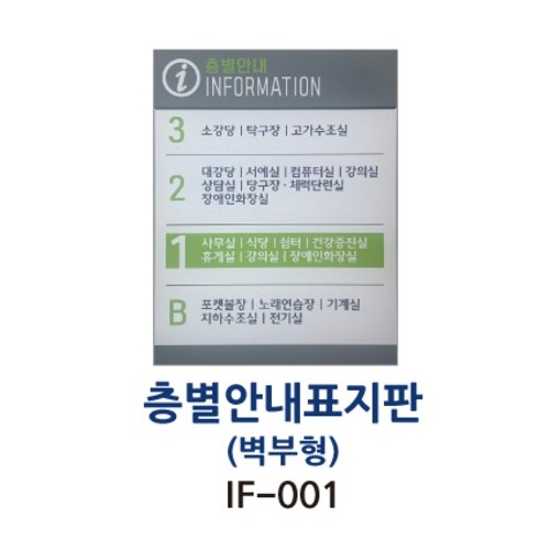 3-9. IF-001 층별안내 표지판(점자포함)